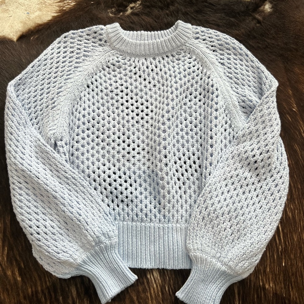 Baby Blue Knitted Sweater